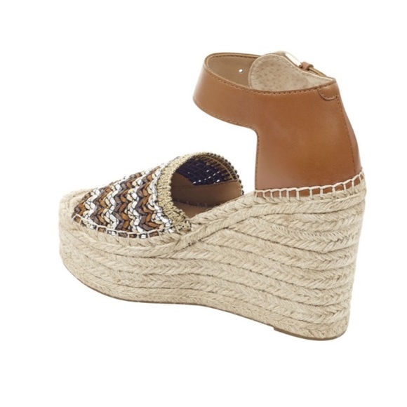 NEW MARC FISHER LTD Alida Espadrille Platform Wedge - Picture 2 of 5